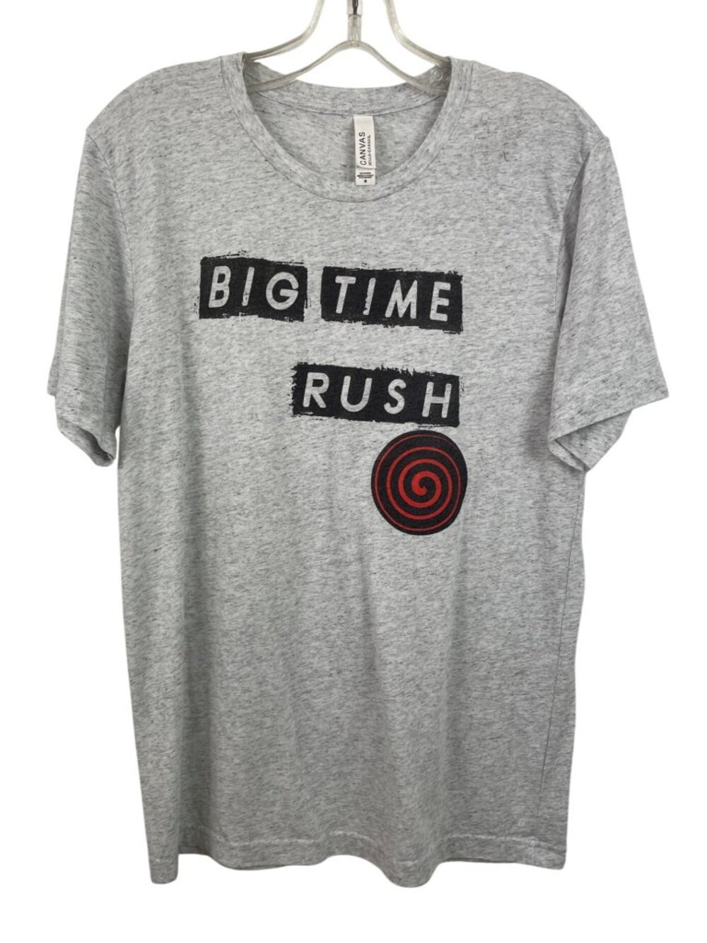 Big Time Rush Gray Graphic T-Shirt Bella+Canvas Womens Size Medium